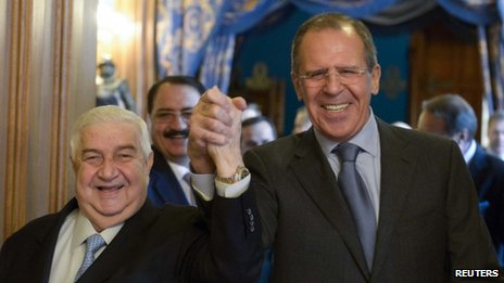 Moallem Says Syria to Exert Efforts to Ensure Geneva 2, Lavrov Slams Opposition
