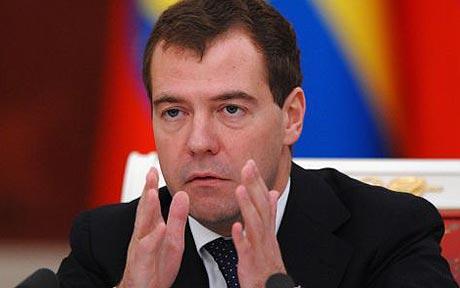 Medvedev Says Act of Terror Possibly behind Egypt Crash