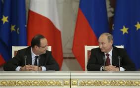 Putin and Hollande