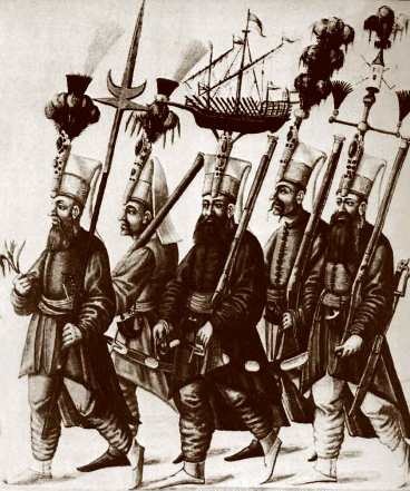 Janissaries during parade