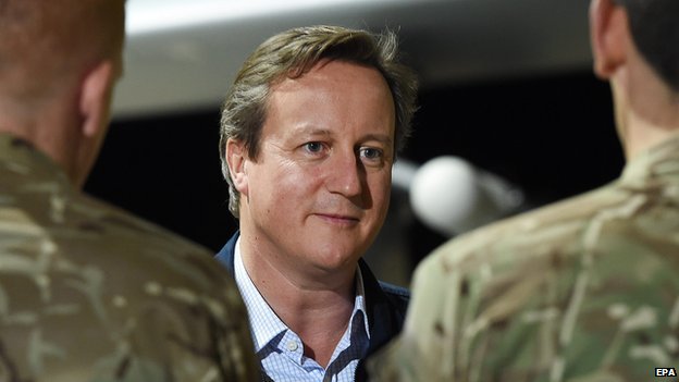 Cameron Arrives in Kabul for Talks with New Afghan President