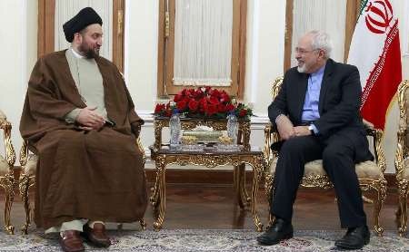 Zarif Meets Iraq’s Hakim, Hails Religious Leaders Rational Role