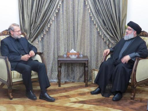 Sayyed Nasrallah Receives Larijani