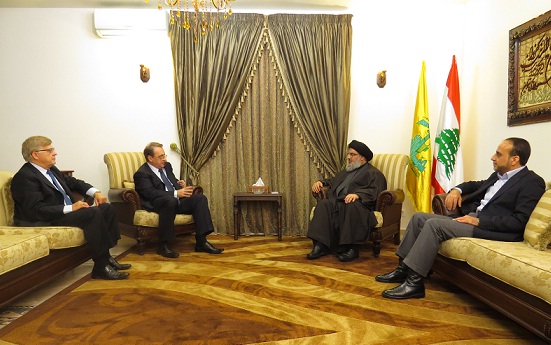 Hezbollah Secretary General Sayyed Hasan Nasrallah receives Russian President delagation to Lebanon Micheal Bogdanov