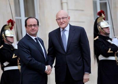 Lebanese PM Meets French President, Says LAF Will Be Handed Arms Soon