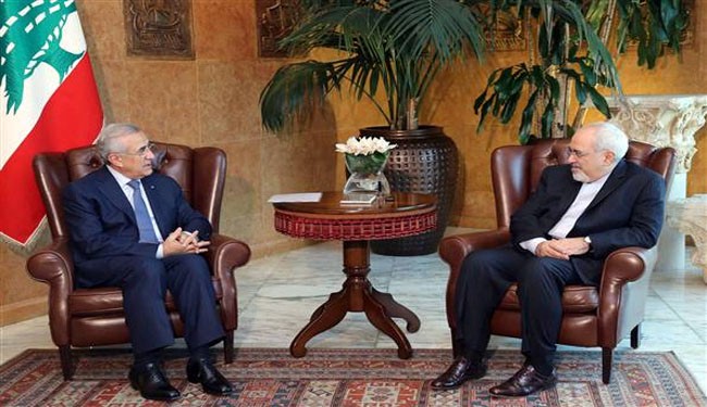 Zarif Meets Senior Lebanese Officials, Stresses Necessity of Facing Terrorism