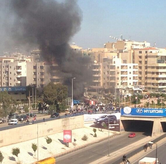 Suicide blast bby a Takfiri in Bir Hassan- Beirut last February