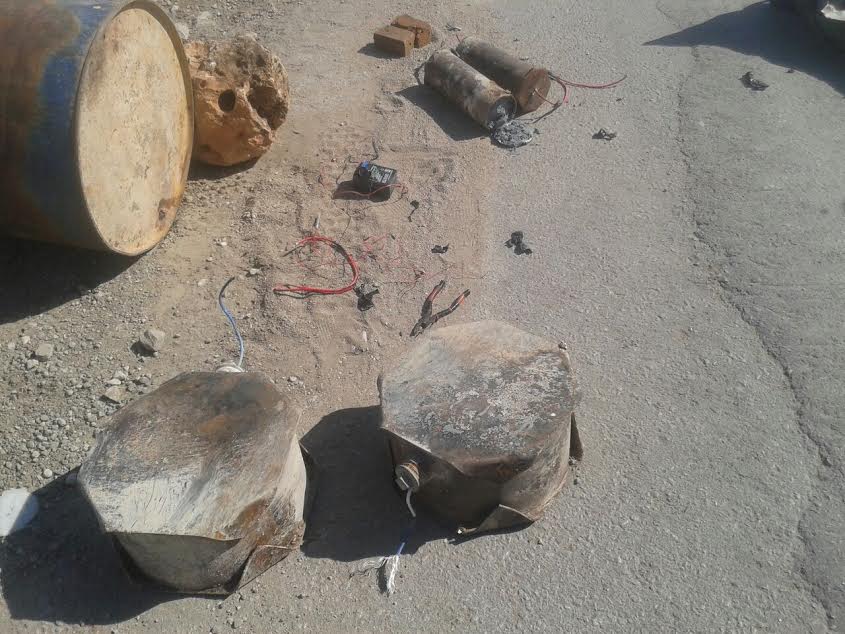 Lebanese Army Dismantles Bomb in Barrel in Arsal