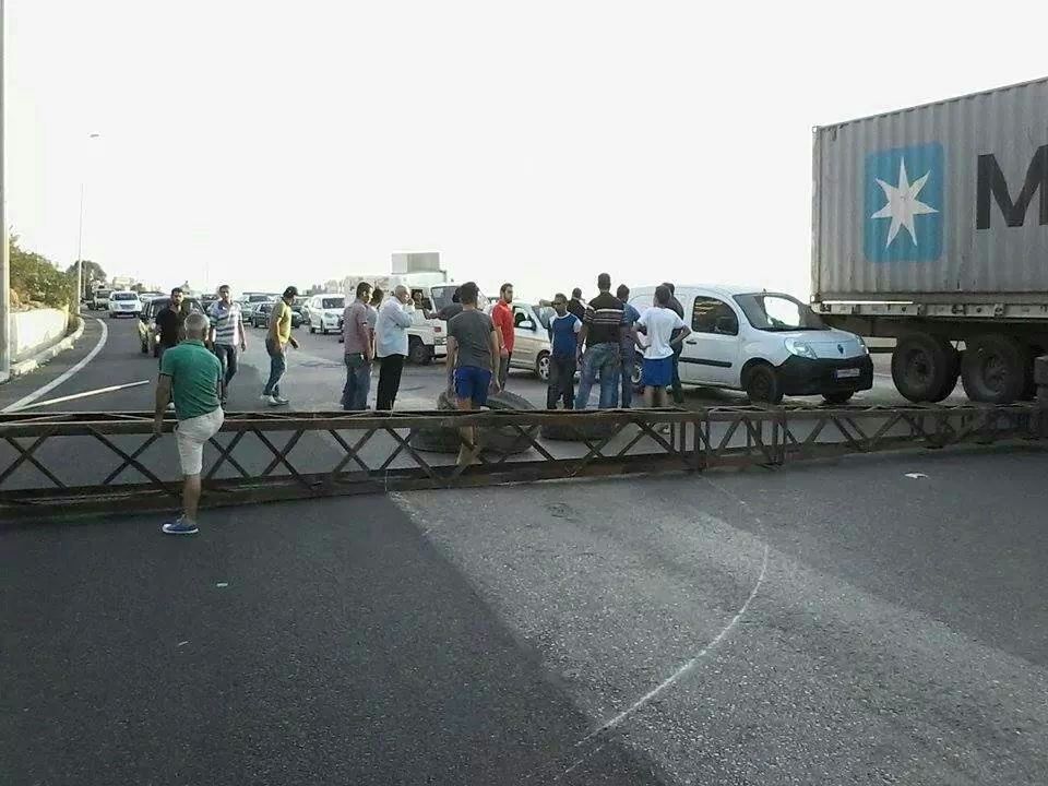 Roads Blocked in Protest of 