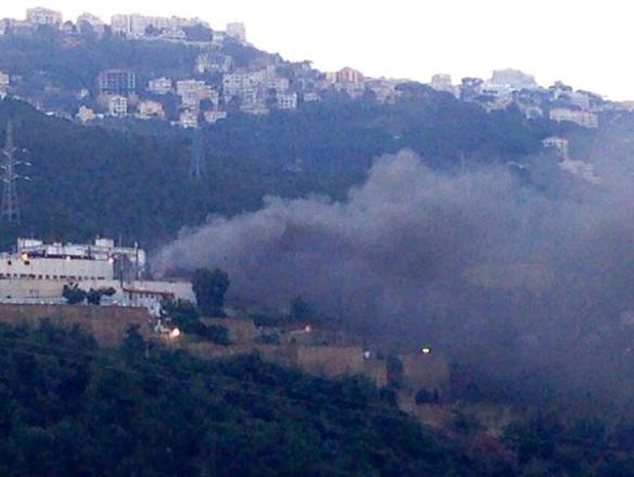 ISF Searches for Illegal Items in Roumieh Prison, Prisoners Burn Mattresses