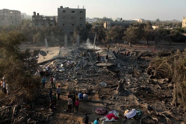 Destruction in Gaza as occupation forces launches brutal offensive against Palestinians