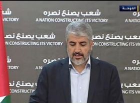 Meshaal: Gaza War Imposed on Israeli Enemy Balance of Terror