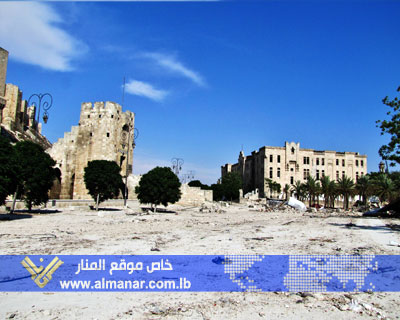 Destruction in Aleppo Old City