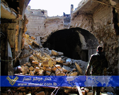 Destruction in Aleppo Old City