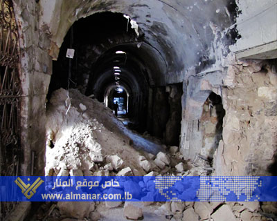 Destruction in Aleppo Old City