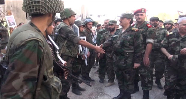 Syrian Defense Minister Visits Mleiha