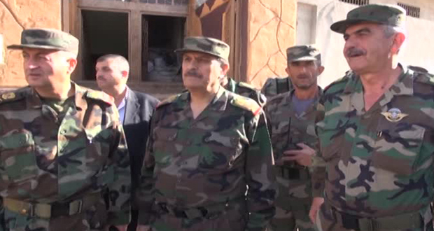 Syrian Defense Minister Tours Liberated Adra