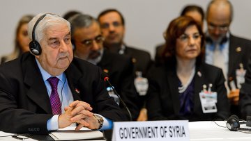 Syrian Foreign Minister Walid al-Moallem