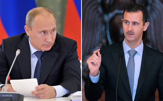 Assad Expresses Solidarity with Putin Efforts to Restore Security in Ukraine