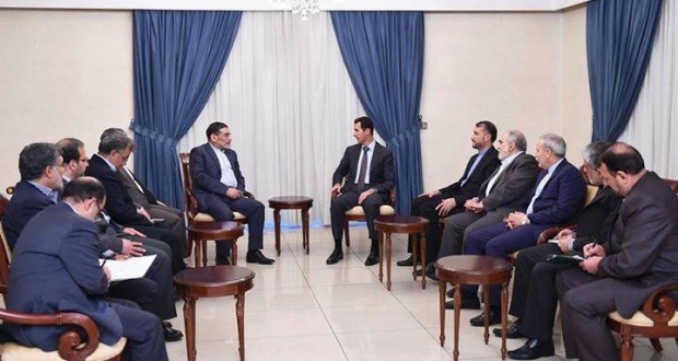 President Assad Receives Secretary of Supreme National Security Council of Iran