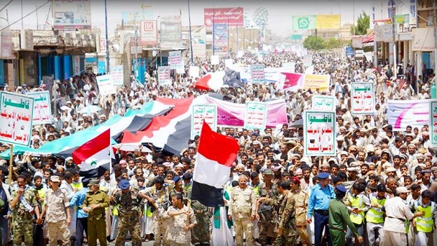 Unprecedented Massive Crowds in Yemen’s Saada, President Threatens Protestors