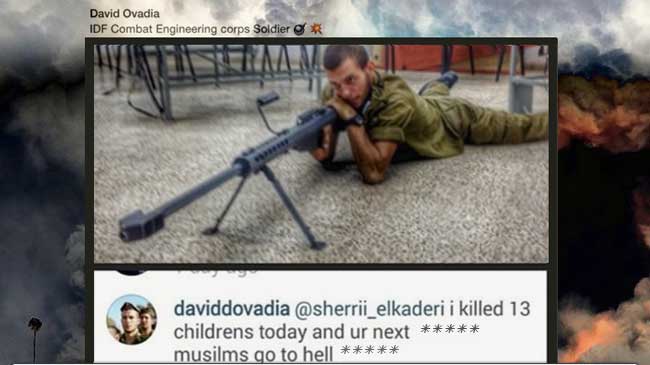 Israeli Soldier Posts on Instagram: I Killed 13 Palestinian Children in 1 Day