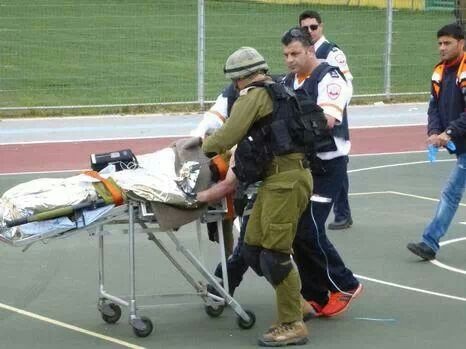 Zionist soldier injured