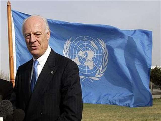 UN’s Syria Envoy to Visit Iran Sunday
