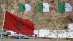 Morocco, Algeria flags