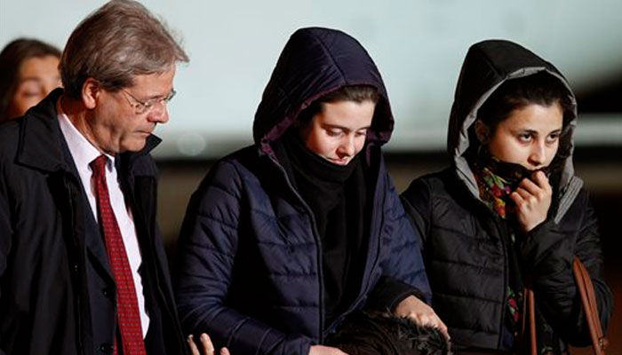 Two Italian Women Abducted by Syria Militants Arrive in Rome