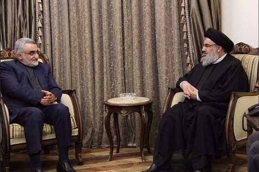 Sayyed Nasrallah Receives Boroujerdi, Tackles Latest Development