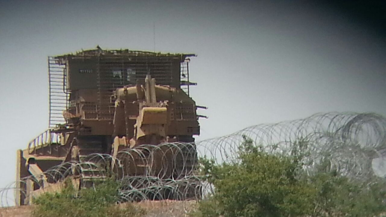 Israeli Army Installs Barbed Fence in Lebanese Shabaa Farms