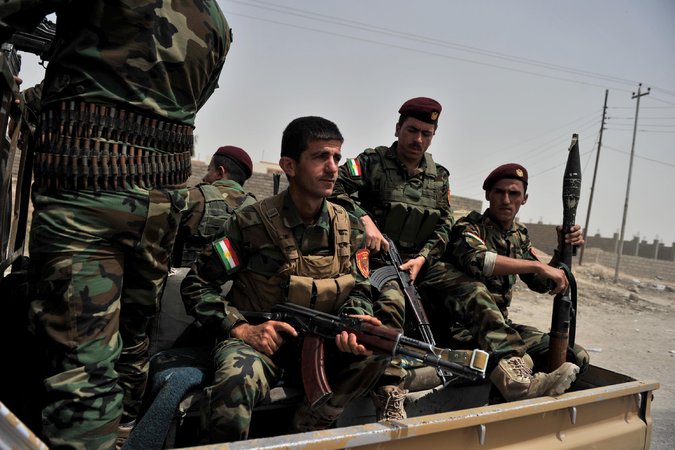 Kurdish fighters