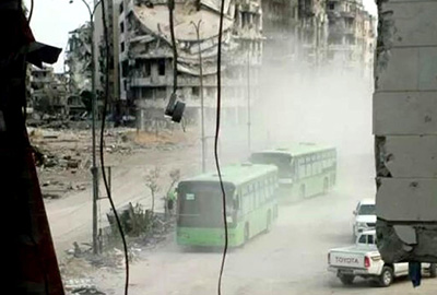 Takfiris to Evacuate Three Neighborhoods in Damascus Countryside