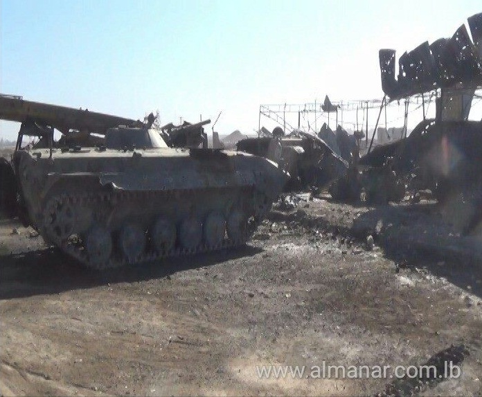 Photos of US-Led Raid Aggression on Syrian Army Site in Deir Ezour