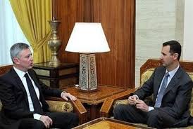Syrian President Bashar al-Assad receives MP Suleiman Frangieh