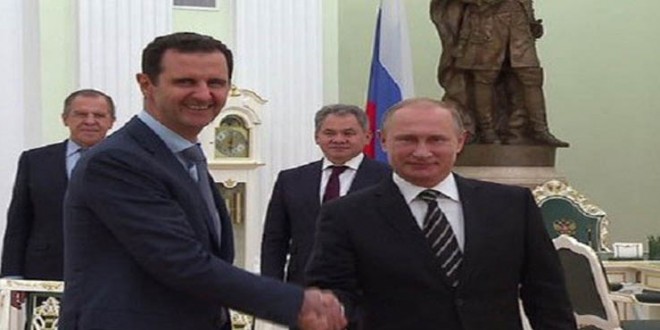 Assad Visited Moscow Tuesday, Met Putin