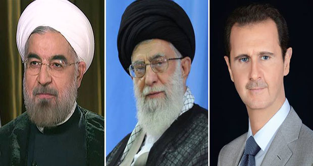 President Assad Congratulates Imam Khaemeni, Rouhani on Nuclear Deal