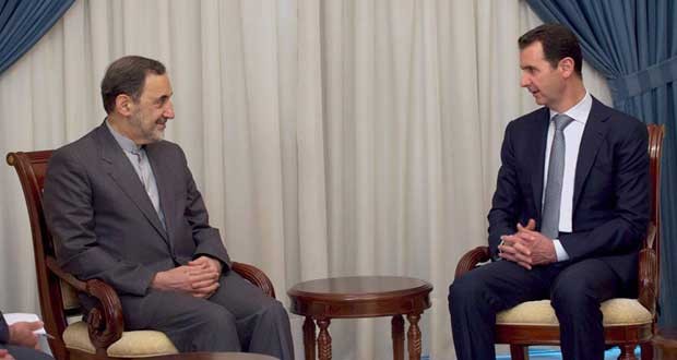 Assad Meets Velayati: Striking Terrorism is the Basis of Stability