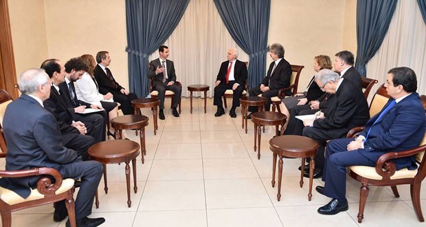 Assad to Turkish Mission: People Must Press on Rulers to Stop Backing Terrorism