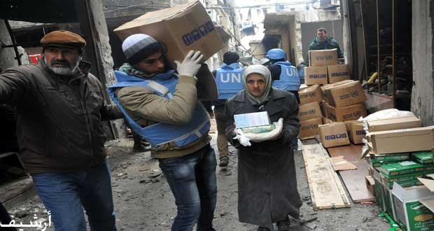 Humanitarian Aid Delivery Resumes to Syria’s Yarmouk Camp