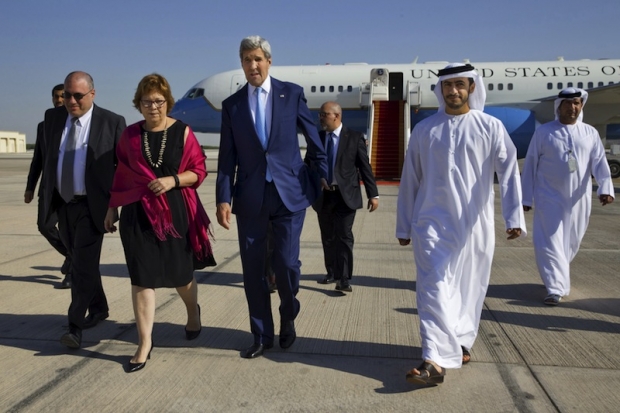Kerry in Abu Dhabi for Talks on Syria Peace Plan
