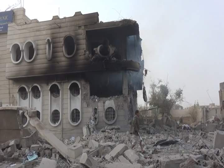 Destruction in Yemen