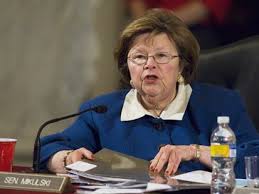 US Senator Barbara Mikulski 