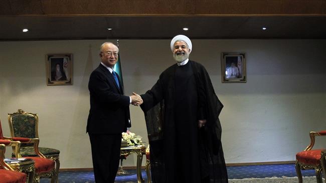 Iran’s Rouhani Holds Talks with IAEA’s Amano in Tehran