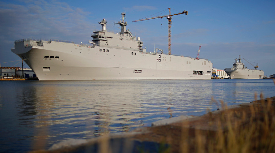 France Pays Russia €900mn Compensation for Mistral Warships: Report