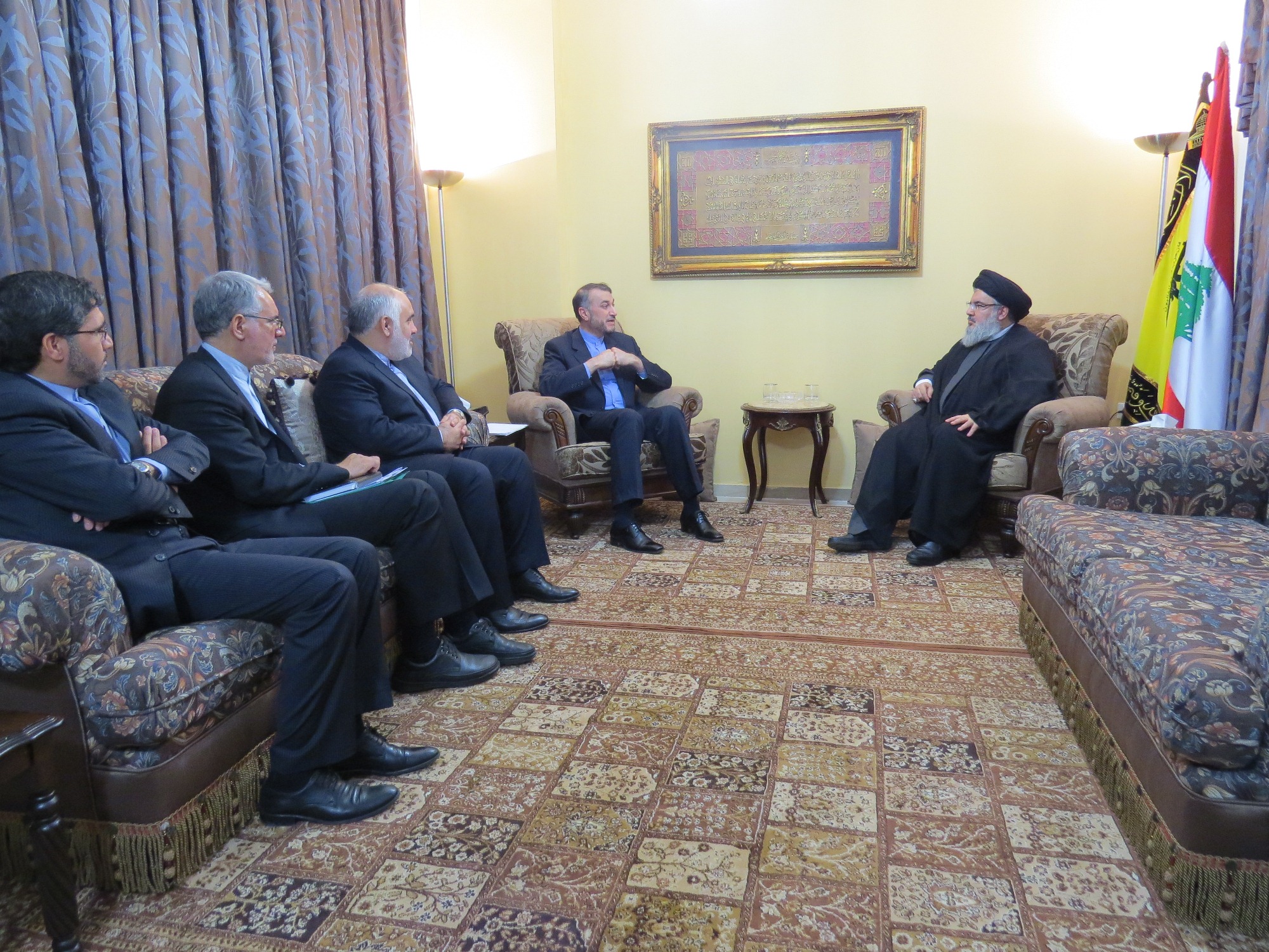 Sayyed Nasrallah Receives Abdollahian, Meeting Tackles Latest Developments