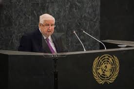Moallem: Syria Will Take Part in non-Binding UN Talks