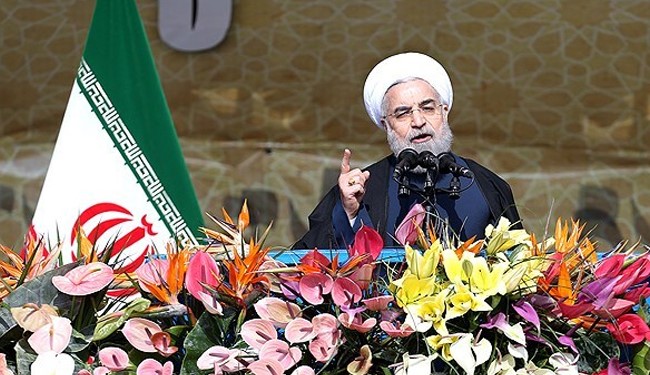 Iranian president Sheikh Hasan Rouhani