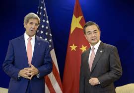 Kerry with Chinese FM
